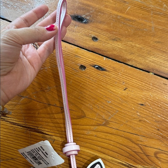 Tod’s Cat Face Leather Bag Charm in Pink and White - Picture 3 of 12